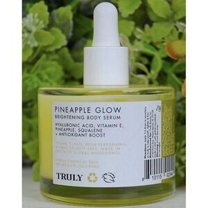 TRULY Pineapple Glow Brightening Body Serum ~ Full Size 3.4‎ fl oz ~ Vegan ~ NEW